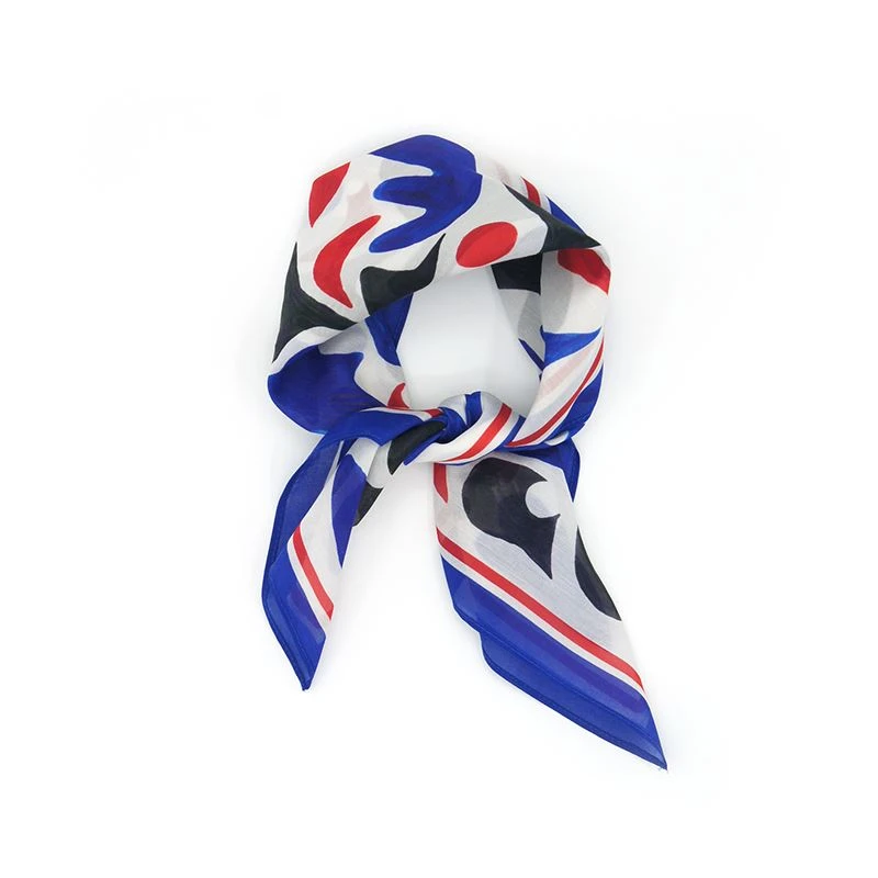 Abstract Pattern Silk Blends Bandana