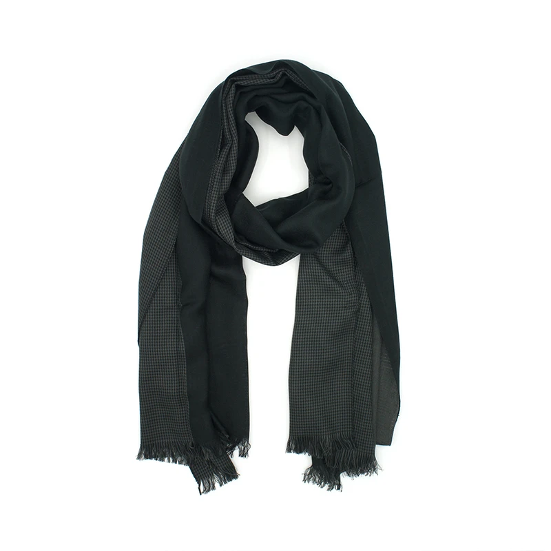 Double-faced Plaid Scarf