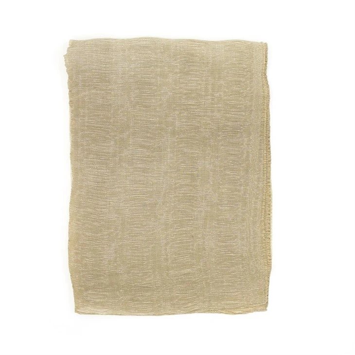 Metallic Crinkled Scarf S020