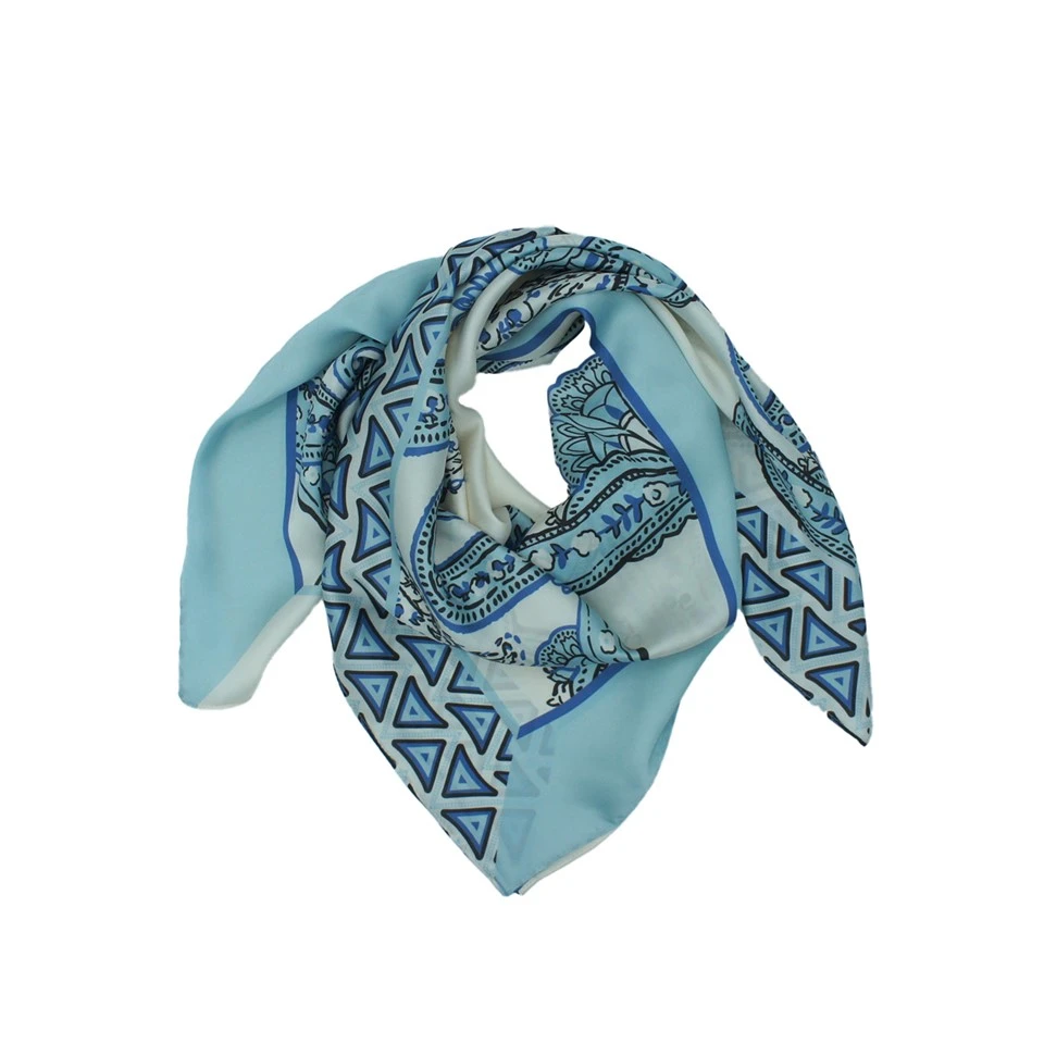 Polyester Paisley Square Scarf