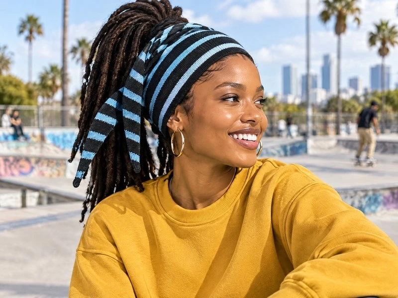 Stripes bandana For Head Scarf Stripes bandana For Head Scarf