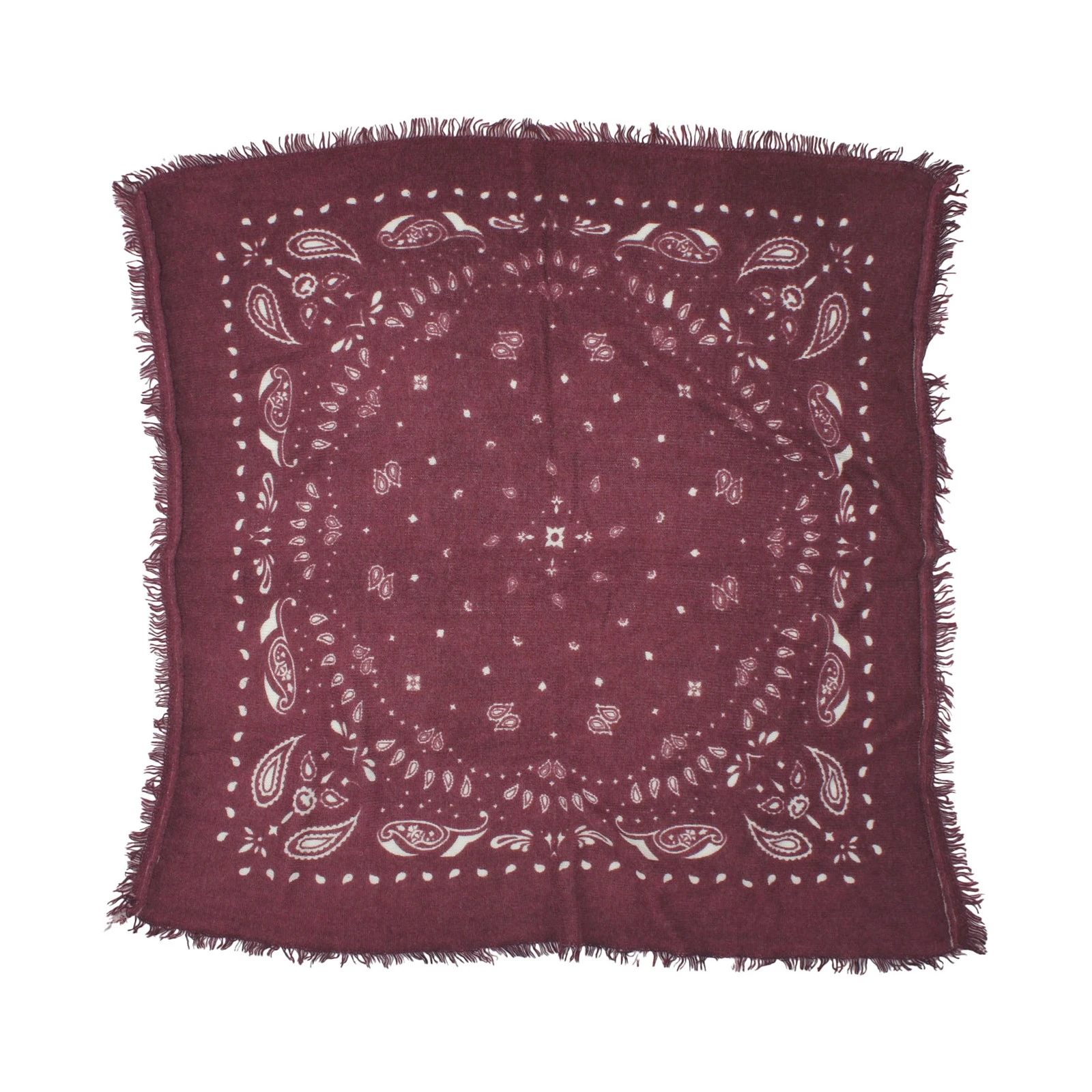 Printed Wool Square Scarf Printed Wool Square Scarf