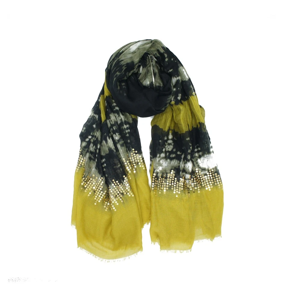 Sequins Decorated Long Scarf
