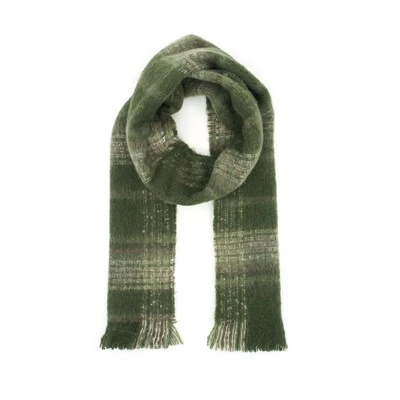 Wool Plaid Scarf