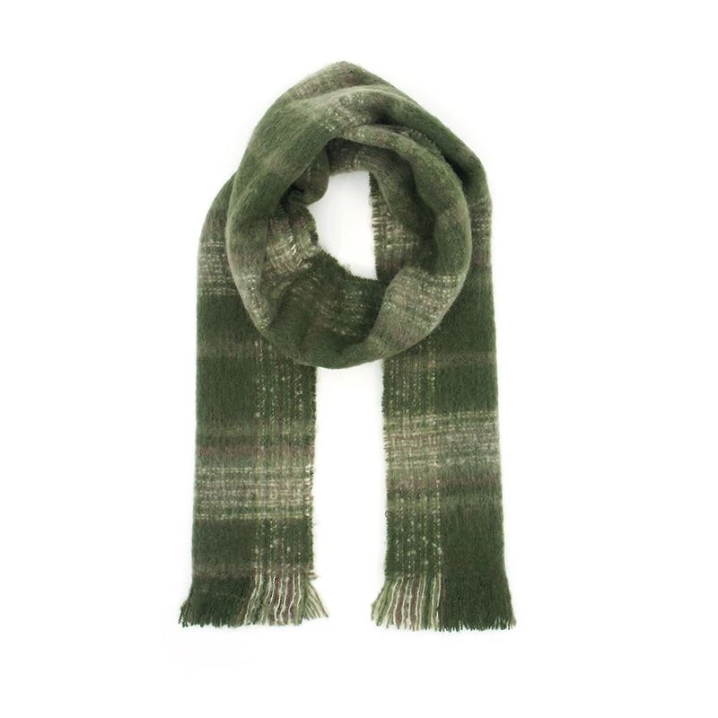 Wool Plaid Scarf